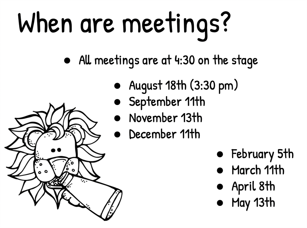 Meeting Dates